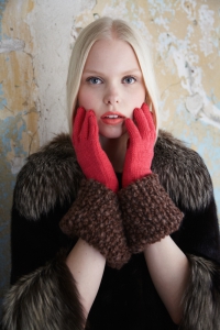 Gants en Debbie Bliss Rialto 4Ply et Manchettes en Debbie Bliss Lara
